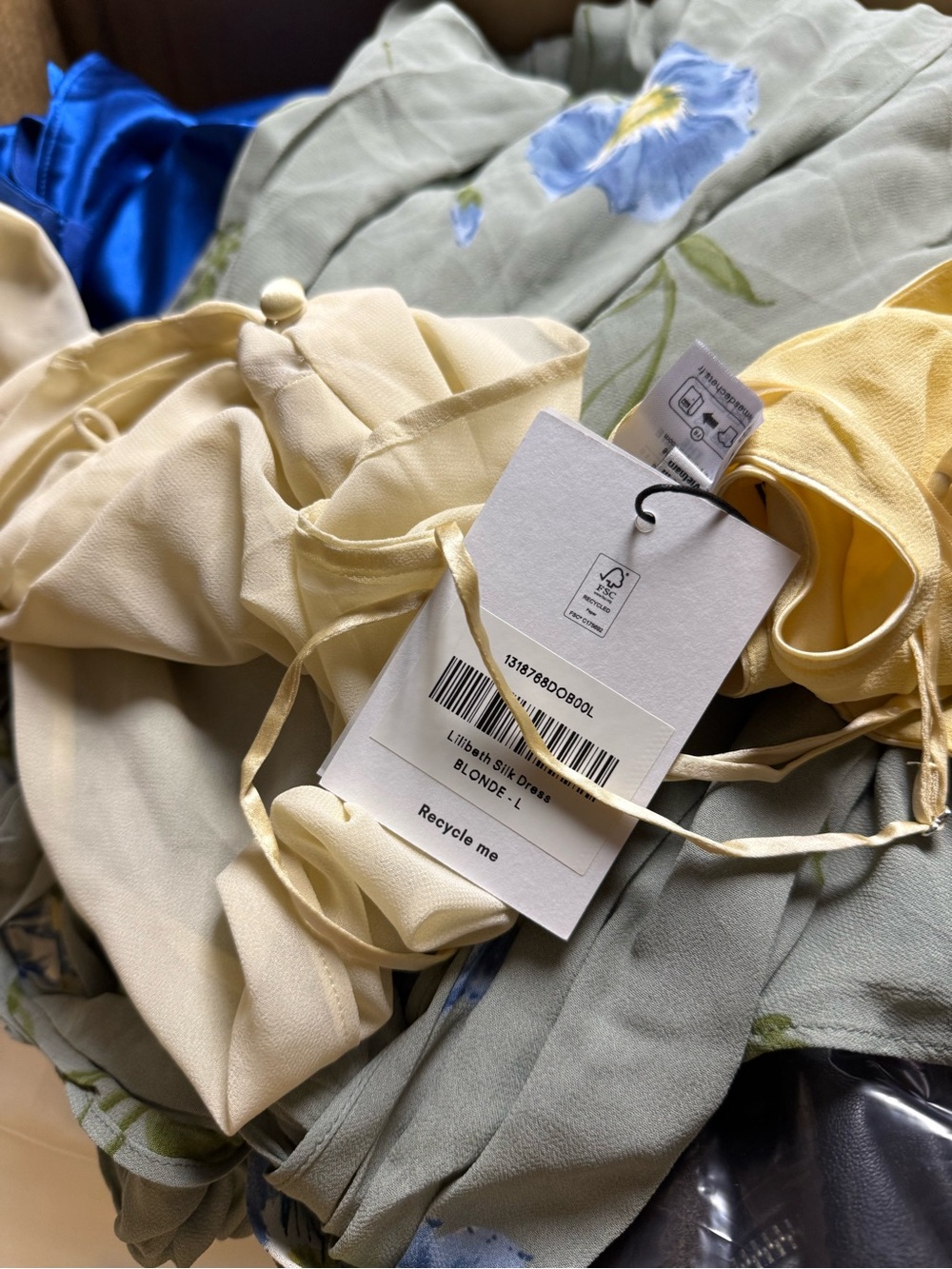 NWT Reformation Lilibeth Silk Dress - Picture 5 of 8